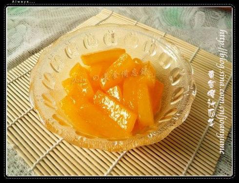 黄金橙汁瓜条的做法(素菜-低热量的夏季快手开胃菜)