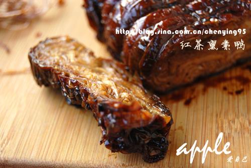 红茶熏素鸭的做法(减肥“肉菜”)
