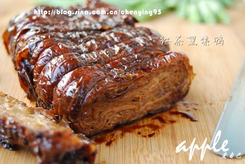 红茶熏素鸭的做法(减肥“肉菜”)