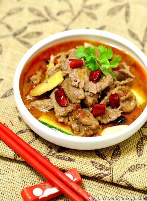 清爽版水煮牛肉的做法(荤菜-百分百成功率)