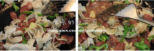 香肠炒面筋的做法(荤素搭配-下饭菜)