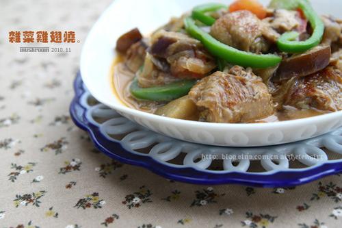 杂菜鸡翅烧的做法(荤菜)