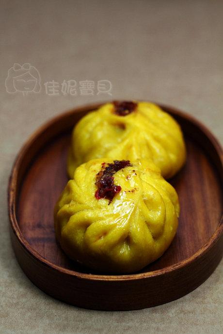 白菜南瓜包的做法(早餐菜谱)