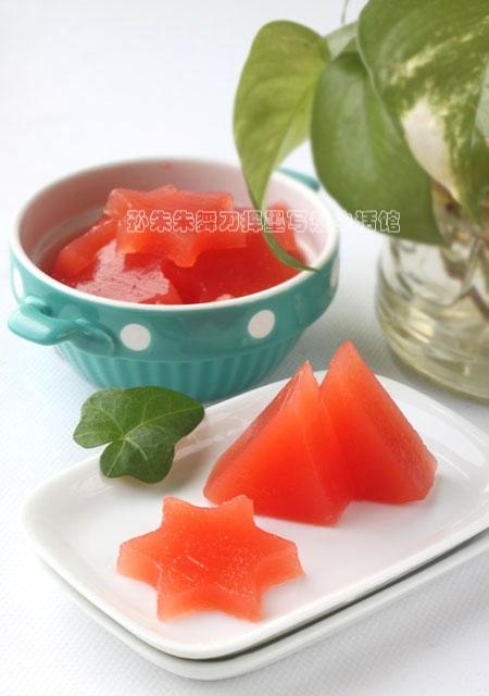 西瓜冻的做法(自制夏季清凉小零食)