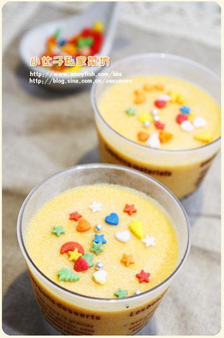芒果慕斯杯的做法(甜品)