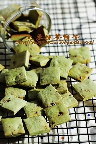 大米抹茶饼干的做法