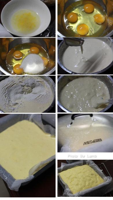 清蒸柠味蛋糕的做法