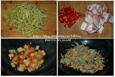 小炒泡豇豆的做法(素菜菜谱)