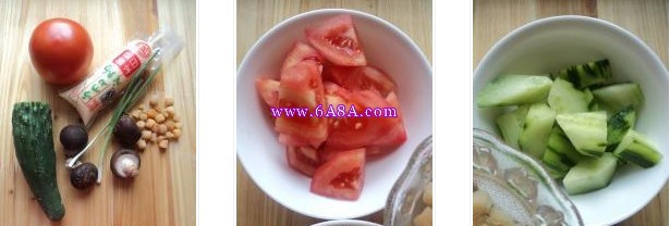 日本豆腐杂蔬汤的做法