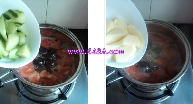 日本豆腐杂蔬汤的做法