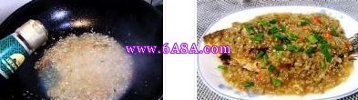榨菜淋鱼的做法