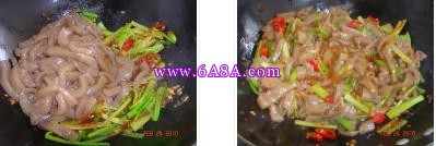 泡椒香芹烧魔芋的做法