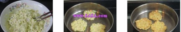 白菜咸肉末蛋饼的做法