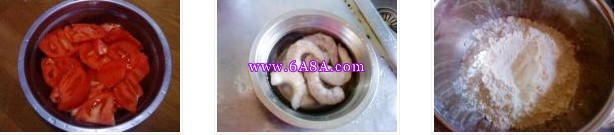 番茄虾仁面鱼汤的做法