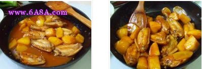 年夜饭菜谱:苹果烧鸡翅的做法