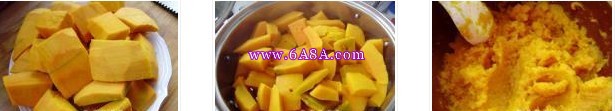 南瓜粘玉米面饼的做法