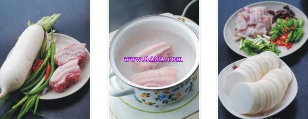 干锅萝卜的做法