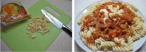 蘑菇番茄肉酱意大利面的做法