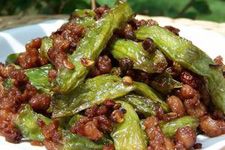 干煸豇豆的做法 haoshilao.com