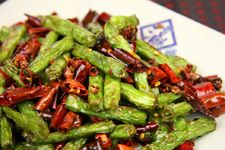 干煸豇豆的做法 haoshilao.com