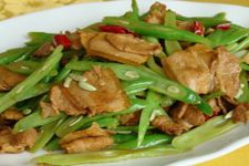 四季豆炒肉的做法介绍 haoshilao.com