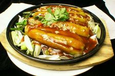 油淋茄子的做法 haoshilao.com