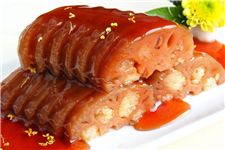 糯米藕的做法 haoshilao.com