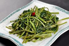 炒空心菜制作方法 haoshilao.com