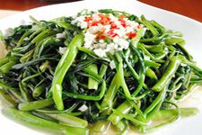 炒空心菜制作方法 haoshilao.com