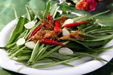 炒空心菜制作方法 haoshilao.com