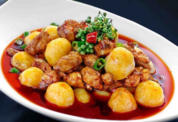 鸡肉炖土豆的做法 haoshilao.com