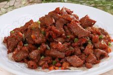 孜然肉片的做法 haoshilao.com
